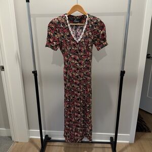 Vintage Ariana Floral Maxi Dress